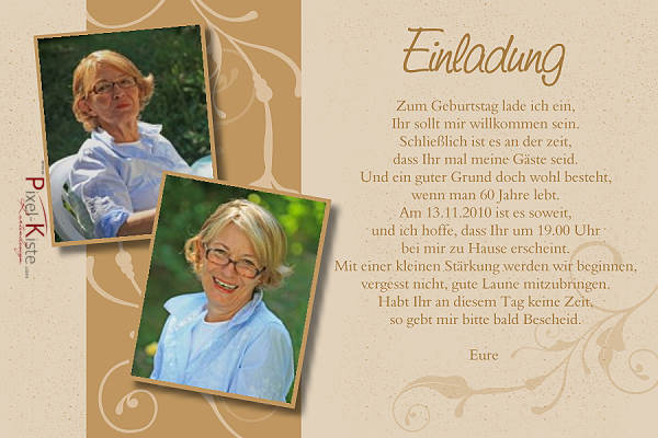 Einladungskarten zum Geburtstag gestalten lassen