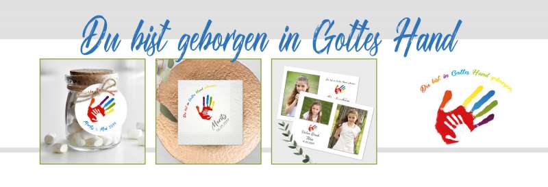 Kommunionsthema "Geborgen in Gottes Hand"