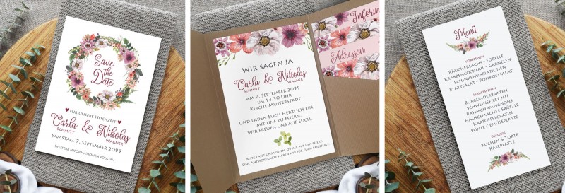 Landhochzeit - Hochzeitskonzept im Boho-Style