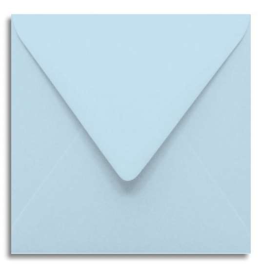 Briefumschlag hellblau 12 x 12 cm