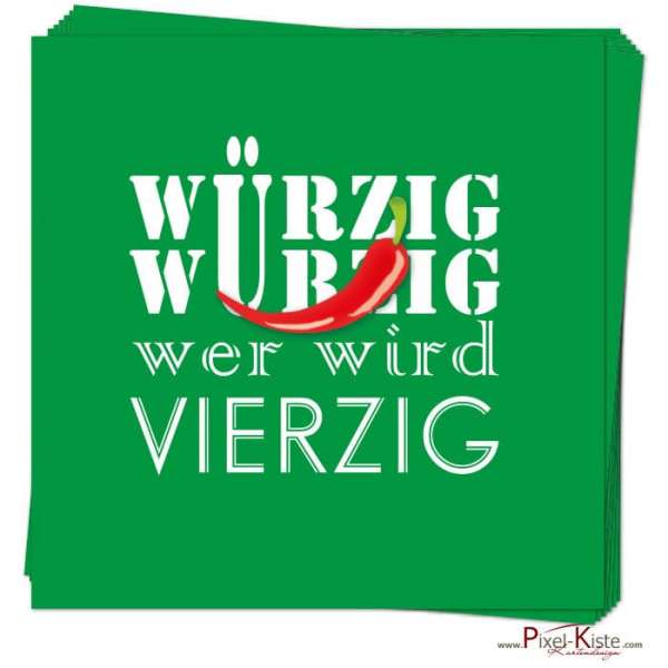 Einladung zum 40. Geburtstag