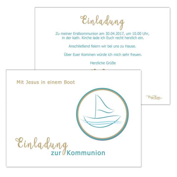 Mit Jesus in einem Boot - Kommunion