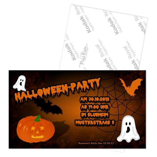 Einladung Geburtstag Halloweenparty