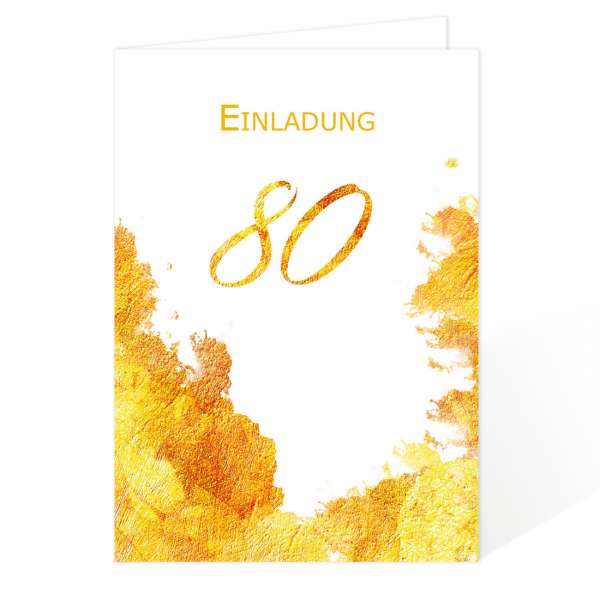 Einladungskarten 60. 70. 80. 90. Geburtstag