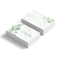 Geschenkanhänger /Dankeskarte zur Hochzeit mit Eukalyptuszweigen drucken lassenGeschenkanhänger /Dankeskarte zur Hochzeit mit Eukalyptuszweigen drucken lassen