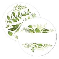 Greenery Wedding Geschenkanhänger Wunderkerzenanstecker zur Hochzeit