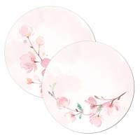 Kirschblüten Geschenkanhänger Tischkarte Wunderkerzenanstecker für die Hochzeit