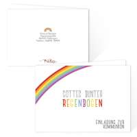 Kommunionseinladung "Gottes bunter Regenbogen"