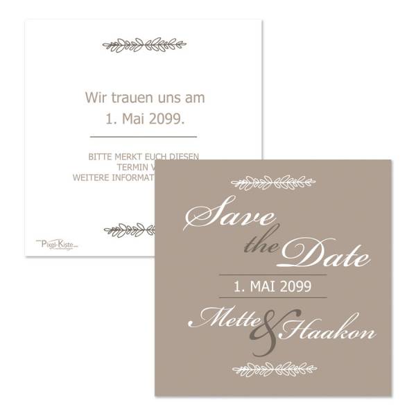 Save-the-Date-Karten zur Hochzeit 