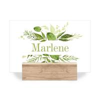 Sitzplatzkarten Hochzeit Greenery Wedding online drucken lassen