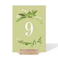 Tischnummern Hochzeit Greenery Wedding online kaufen