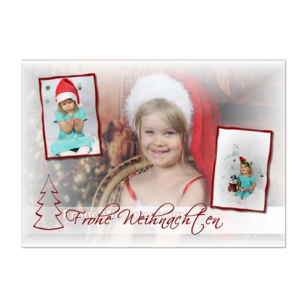 Weihnachtskarten mit Foto