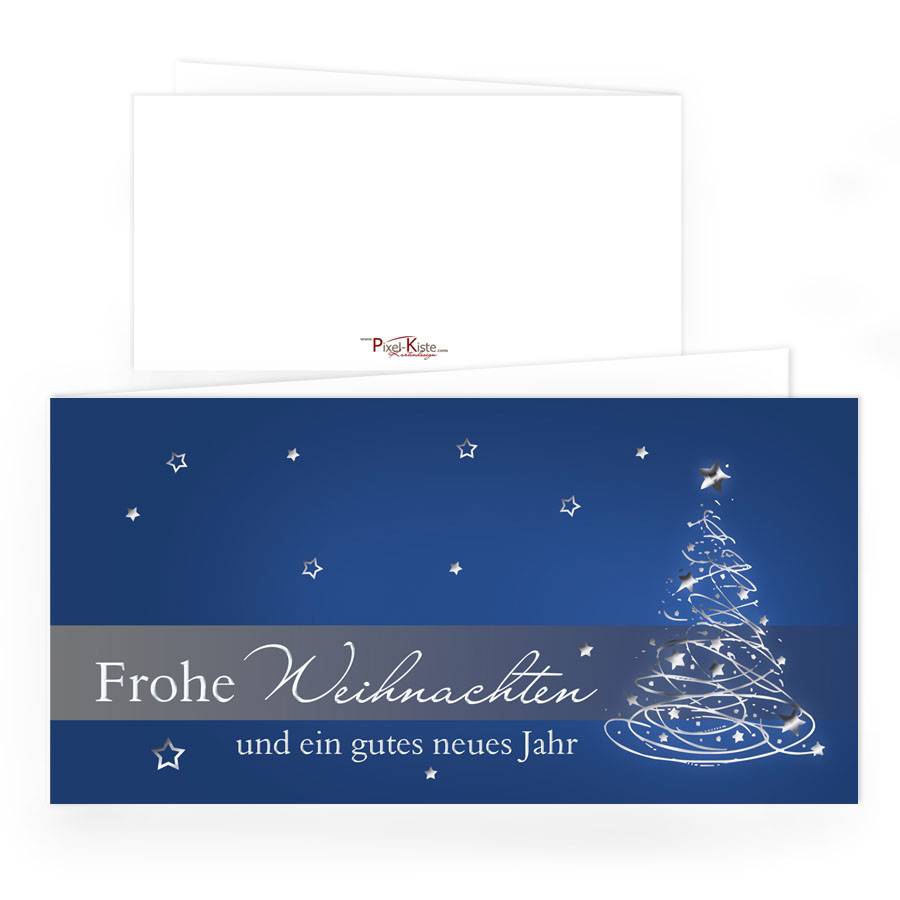 geschäftliche und private Weihnachtskarten individuell drucken