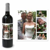 zur Hochzeit mit Foto bedruckt