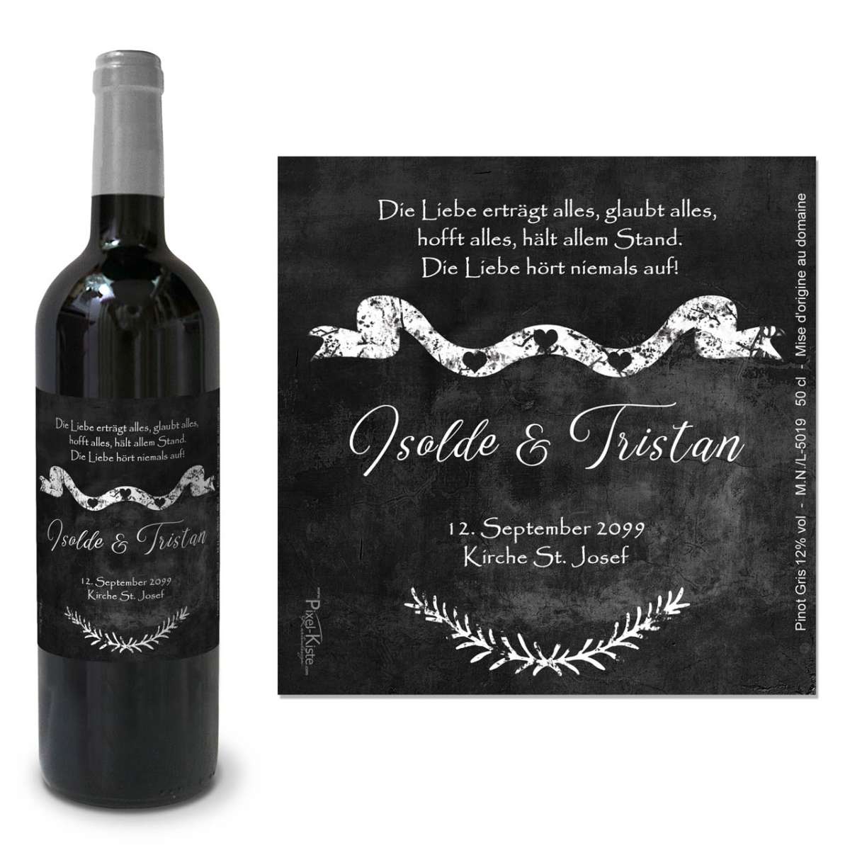 zur Hochzeit Schiefer Chalk